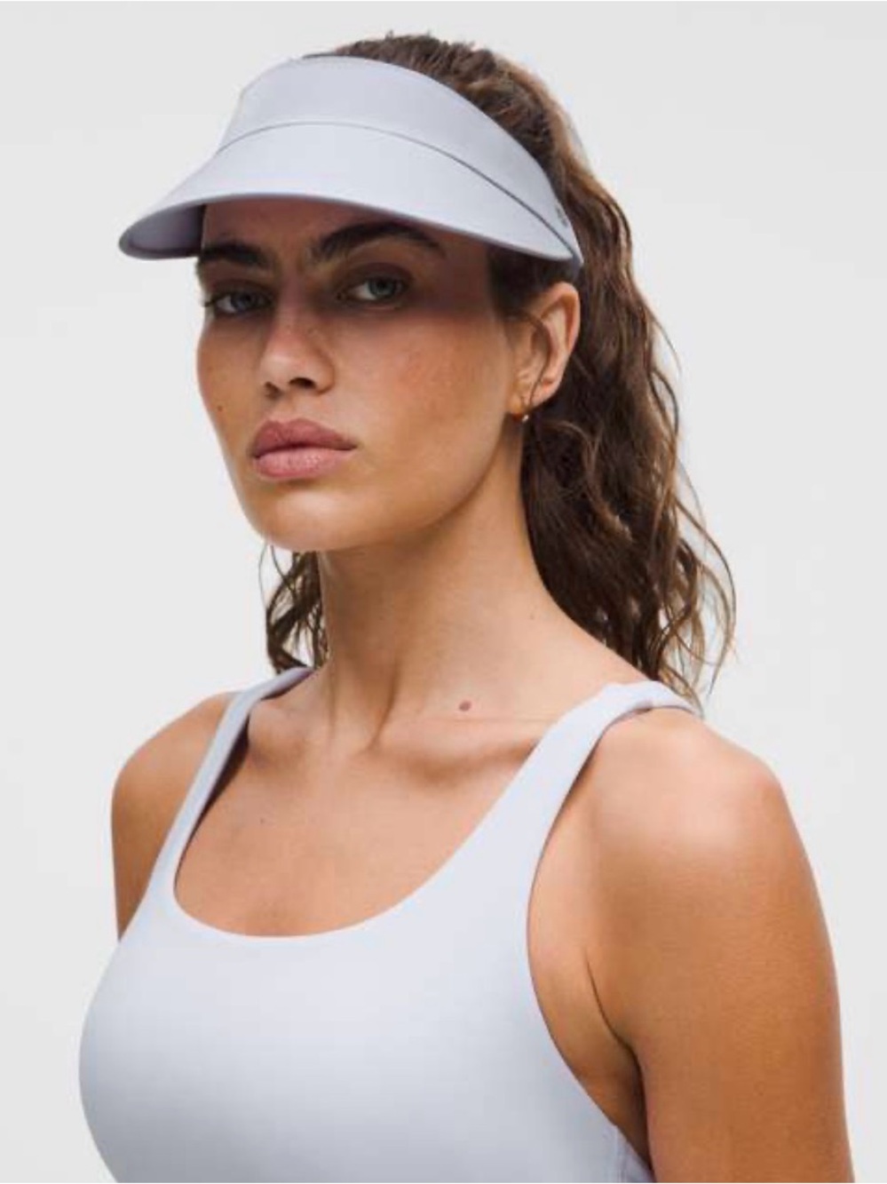 Lululemon Women’s Fast Paced Wide Band Running Sport Visor Serene Blue